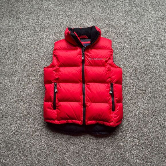 VINTAGE PEAK PERFORMANCE 365 R&D DOWN PUFFY VEST PERTEX MENS XS - Picture 1 of 14